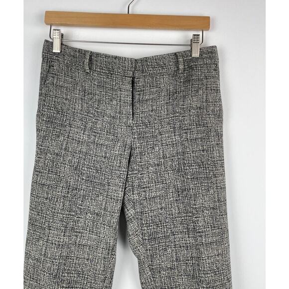 Ann Taylor Petite Tapered Black/Cream Pattern Dress Pants - Size 4P - Picture 4 of 7